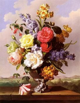 unknow artist Floral, beautiful classical still life of flowers.121